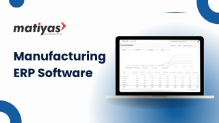 Manufacturing ERP Software | ERP for Manufacturing Industry