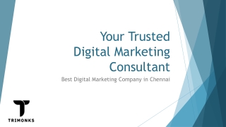 Trimonks: Best digital marketing company in chennai