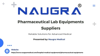 Pharmaceutical Lab Equipments Suppliers