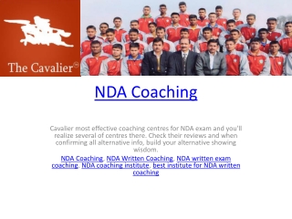 NDA Coaching