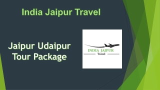Jaipur Udaipur Tour Package