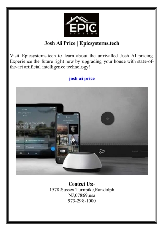 Josh Ai Price  Epicsystems.tech