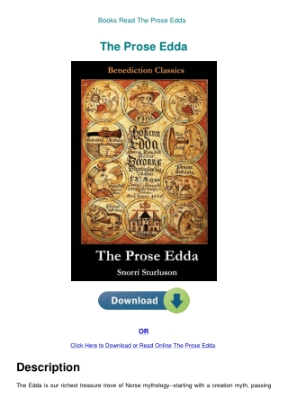 Books Read The Prose Edda