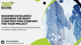 Building Companies Canberra--360 Building Solutions