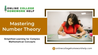 Master Number Theory with Expert Homework Help – Download Now