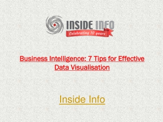 Business Intelligence: 7 Tips for Effective Data Visualisati
