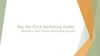 Pay-Per-Click Marketing Guide