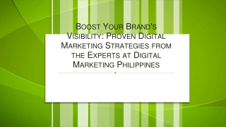 Boost Your Brand's Visibility Proven Digital Marketing Strategies from the Experts