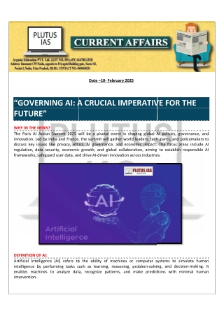Plutus IAS Current Affairs (ENG) 10_Feb_ 2025