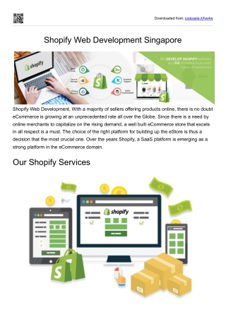 Shopify Web Development Singapore