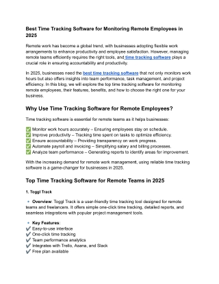 Title_ Best Time Tracking Software for Monitoring Remote Employees in 2025