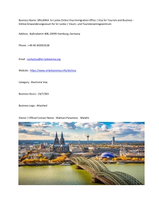 SRILANKA  Sri Lanka Online Visa Immigration Office | Visa for Tourism and Busine