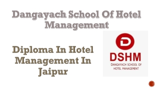 Diploma in hotel management in Jaipur (6)