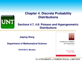 Jiaping Wang Department of Mathematical Science 03/04/2013, Monday