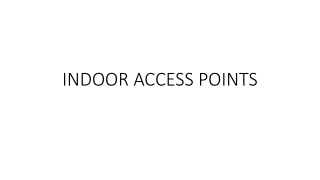 indoor access points