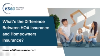 What’s the Difference Between HOA Insurance and Homeowners Insurance