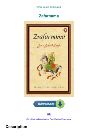 READ Books Zafarnama
