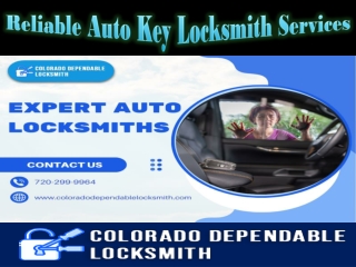 Reliable Auto Key Locksmith Services