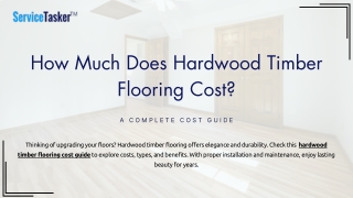 How Much Does Hardwood Timber Flooring Cost