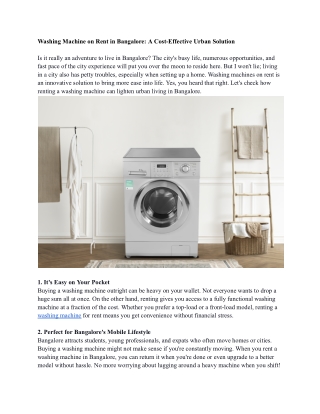 Why Renting a Washing Machine in Bangalore Is a Game-Changer for Urban Living (1)