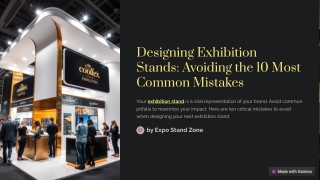 10 Common Mistakes to Avoid When Designing Exhibition Stands