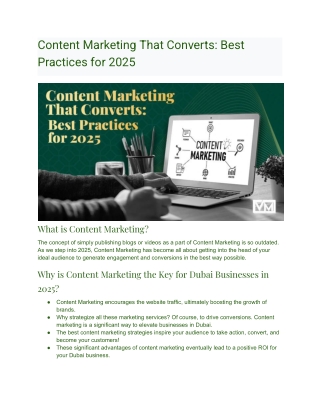 Content Marketing That Converts_ Best Practices for 2025