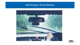 Safe Driving In Windy Weather