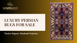 Luxury Handmade Persian Rugs for Sale