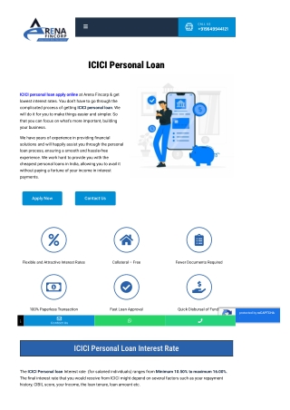 icici home loan charges