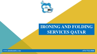 IRONING AND FOLDING SERVICES QATAR