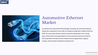 Automotive Ethernet Market