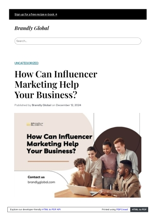 How Can Influencer Marketing Help Your Business