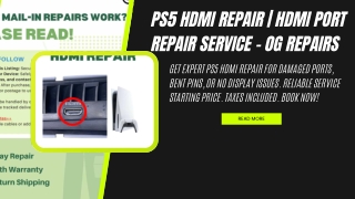 Ps4 hdmi repair