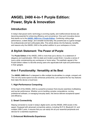 ANGEL 2400 4-in-1 Purple Edition_ Power, Style & Innovation