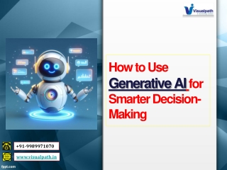 GenAI Training | Generative AI Course in Hyderabad