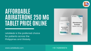 Buy Abiraterone Acetate Tablets Online in the Philippines – Affordable & Trusted