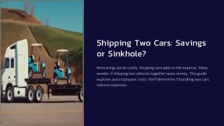 auto transport process