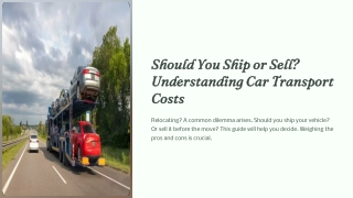 car transport costs