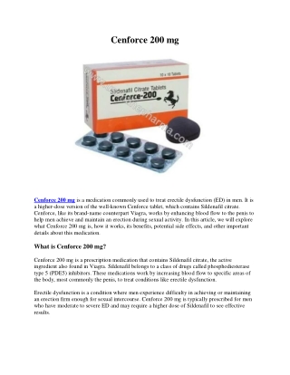 Cenforce 200 mg
