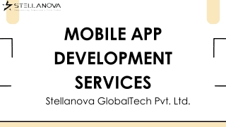 Mobile App Development Services | Stellanova GlobalTech