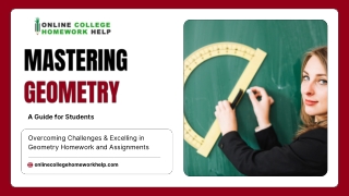 Geometry Homework Help Guide | Expert Assignment & Tutoring Support