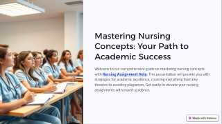 Mastering Nursing Concepts Your Path to Academic Success