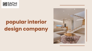 popular interior design company