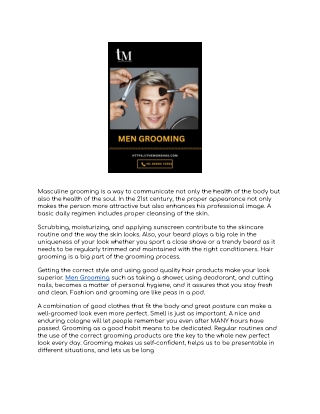 The Art of Men’s Grooming_ A Guide to Looking Sharp