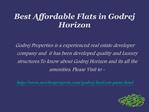 Affordable Luxury Apartments/Flats in Pune Godrej Horizon
