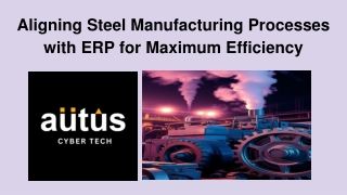 Aligning Steel Manufacturing Processes with ERP for Maximum Efficiency