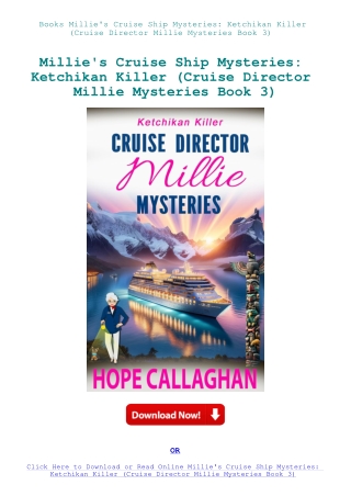 Books Millie's Cruise Ship Mysteries Ketchikan Killer (Cruise Director Millie Mysteries Book 3)