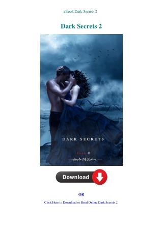 eBook Dark Secrets 2
