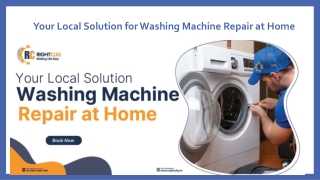 Your Local Solution for Washing Machine Repair at Home