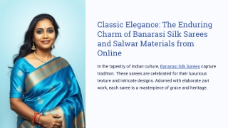 Classic-Elegance-The-Enduring-Charm-of-Banarasi-Silk-Sarees-and-Salwar-Materials from Online